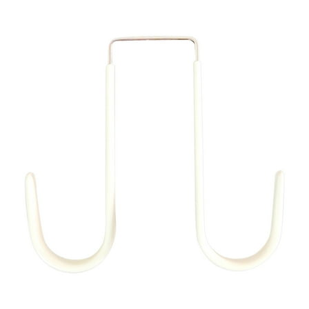 JWDX Hot Clearance! Double Over the Door Wreath Hanger Large Christmas Wreath Hook for Front Door Hold 2 Wreaths with This 2 Hanger 5, Hook*1 White