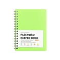 thumbnail image 1 of JWDX Hot Clearance! Password Book Password Book with Personal Alphabet Label Internet Address and Password Headquarters Password Log, A Spiral Code Book Mint Green, 1 of 5