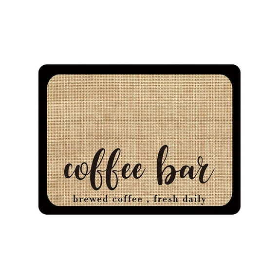 JWDX Placemat Clearance, Coffee Mat Hide Stain Rubber Absorbent Dish Drying Mat for Kitchen Counter Fit Under Coffee Maker Coffee Machine Coffee Pot Machine Dish Rack