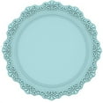 thumbnail image 1 of JWDX Placemats, Luxury Silicone Placemat 23Cm Turquoise Clearance! Luxury Silicone Placemat with Lace Flower Design Easy to Wash Long Life, 1 of 2