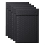 JWDX Storage Clearance, Air Bubble Gift Envelopes Lined with Mylar Express Mailer Self-Seal 5Pcs Black