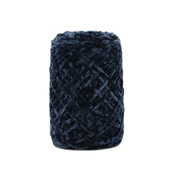 JWDX Velvet Yarn Clearance 100G Gold Velvet Yarn Roving Scarf Knit Wool Yarn Thickness Warm Hat Household G