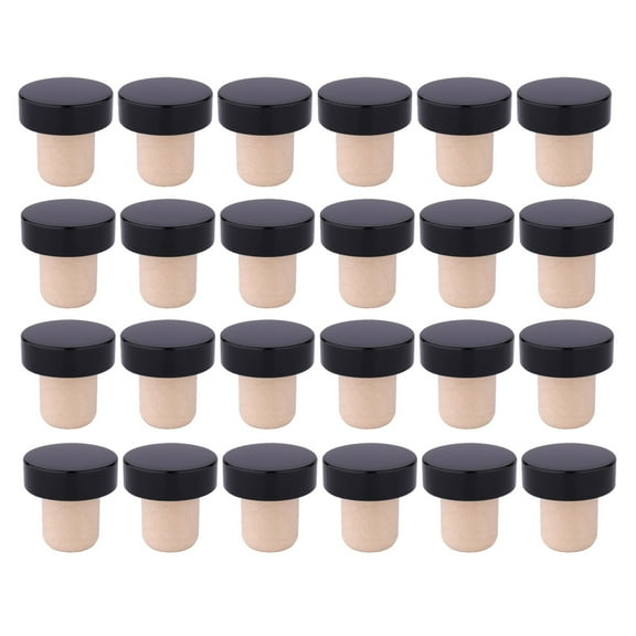 JWDX Wine Stopper Clearance! 24Pc T Shaped Stopper Cork Wine Stopper Bottle Stoppers Reusable Wine Bottle Stopper Sealing Plug Bottle Cap for Wine Beer Bottles, Include 24Pc Beer Bottle Stopper
