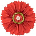 thumbnail image 1 of JWH 3D Decorative Round Orange Daisy Flower Throw Pillows 12inch for Sofa Bedding Office Decoration, 1 of 7