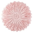 thumbnail image 1 of JWH 3D Handmade Decorative Velvet Flower Throw Pillows Aesthetic Sunflower Pillow Soft for Bedroom Couch Bed Decor 14inch Light Pink, 1 of 11