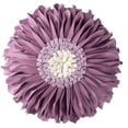thumbnail image 1 of JWH Soft Round Decorative Accent Pillows in Sunflower Shape for Room Decor 12inch Lilac, 1 of 9