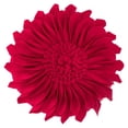 thumbnail image 1 of JWH 3D Handmade Round Decorative Sunflower Wool Throw Pillows for Bed Sofa 12inch Red, 1 of 9