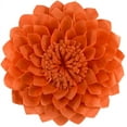 thumbnail image 1 of JWH 3D Handmade Round Decorative Throw Pillows for Couch Sofa Bed Decoration 12inch Orange, 1 of 10