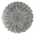thumbnail image 1 of JWH 3D Handmade Round Velvet Sunflower Throw Pillow Cushion for Sofa Bed Living Room Guest Room 12inch Grey, 1 of 9