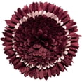 thumbnail image 1 of JWH 3D Round Burgundy Decorative Flower Throw Pillows for Bed Living Room Sofa Couch Decor 14 inch, 1 of 8