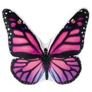 JWH Decorative Throw Pillow Butterfly Accent Pillow Soft Plush Aesthetic Pillow Cushion Outdoor Pillows for Couch Sofa Chair Home Decor 13 x 15 inch Pink 1PC