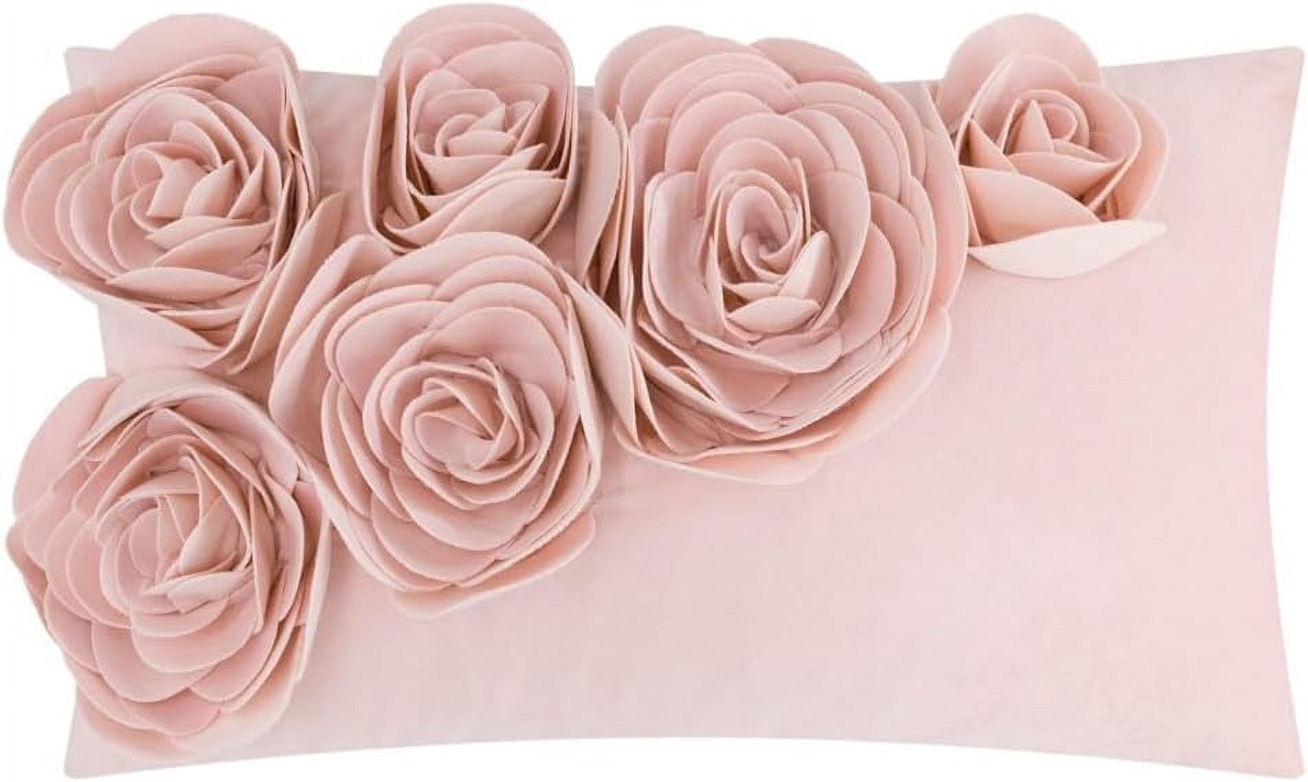 JWH Kissenbezug Mit 3D-Wimpern & Pailletten – 30,5 X 45,7 Cm, Handgefertigt Aus Wolle, Blaugrün/weiß – Für Sofa, Bett & Deko