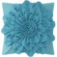 thumbnail image 1 of JWH 3D Handmade Wool Flower Pillow Covers Decorative Floral Accent Pillow Cases 18x18inch Aqua for Room Decor, 1 of 9