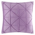 thumbnail image 1 of JWH Handmade Decorative Soft and Smooth Velvet Lumbar Pillow Case Covers for Simple Decor 18x18inch Lilac, 1 of 7