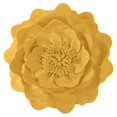 thumbnail image 1 of JWH Round Throw Pillow Handmade Unique 3D Accent Pillow Flower Cushion Small Pillow Covers for Couch Living Room Bed Decor Girl Gift 14 inch Yellow, 1 of 9