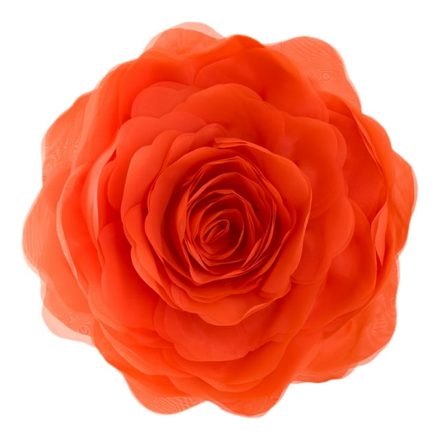 JWH 3D Handmade Unique Soft Round Gauze Accent Pillows for Home