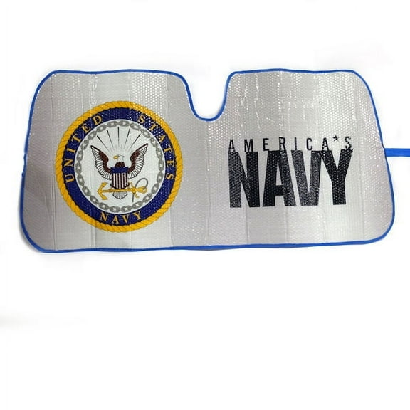 JWM U.S. Navy Auto Shade 58" x 27"