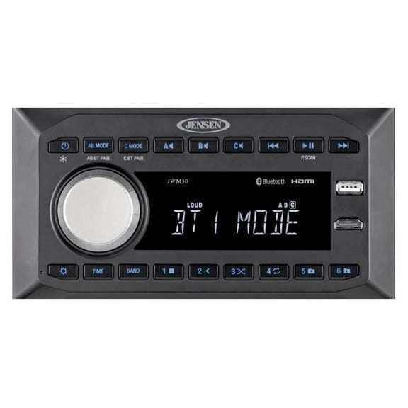 JWM30 AM, FM, USB & Dual Bluetooth Front HDMI Radio