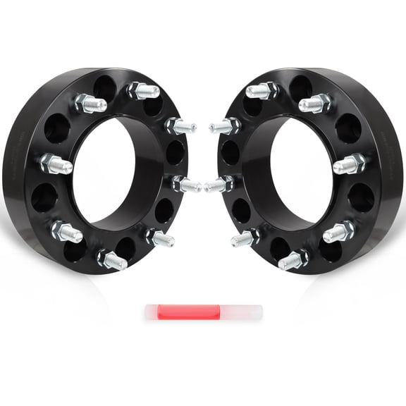 JWMOTOR 2pcs Black Wheel Spacer Fits 2005-2024 for Ford for F-350 Super Duty, 2019-2024 for Ram for 3500