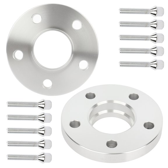 JWMOTOR 2pcs Silver Wheel Spacer Fits 1994-1996 for Mercedes-Benz for C220, 1997-2000 2002-2009 for Mercedes-Benz for C230
