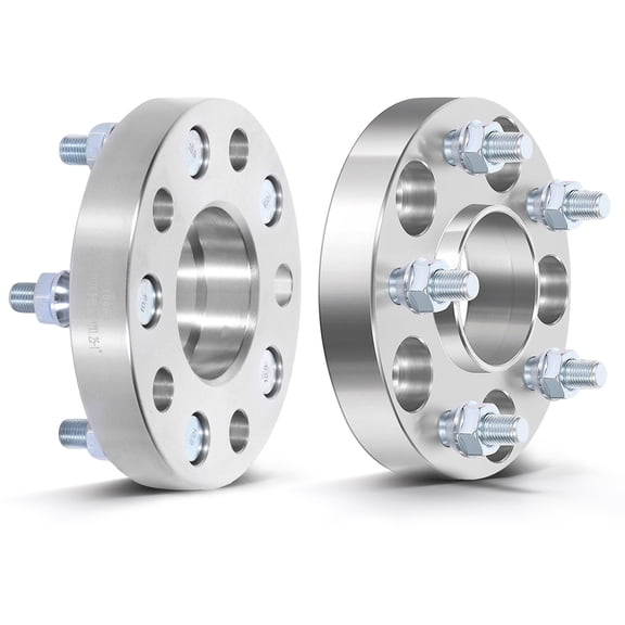 JWMOTOR 2pcs Silver Wheel Spacer Fits 2015-2017 for Chevy for City Express, 2008-2012 for INFINITI for EX35
