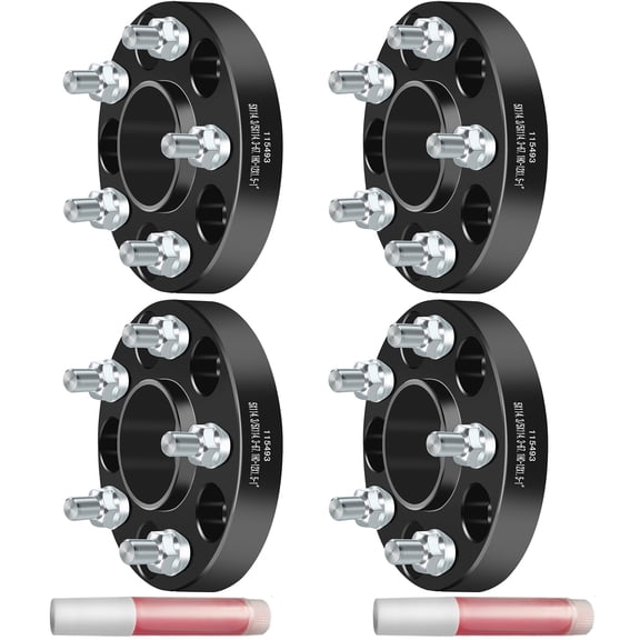 JWMOTOR 4pcs Black Wheel Spacer Fits 2011 2012 2014 for Chrysler for 200, 2007 2009 2010 for Chrysler for Sebring