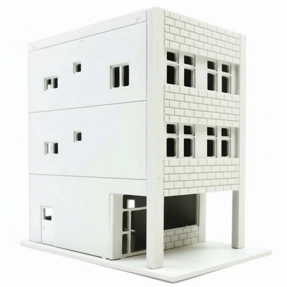 JWQFBC 1:150 Japanese Building Model DIY Assembly Building Kit Hobby Grade Model Train Layout Details for Hobbyists, Dioramas