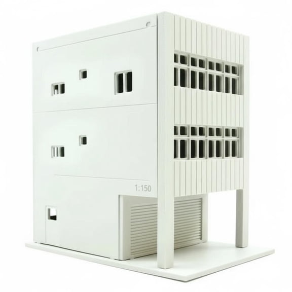 JWQFBC 1:150 Japanese Building Model DIY Assembly Building Kit Hobby Grade Model Train Layout Details for Hobbyists, Dioramas