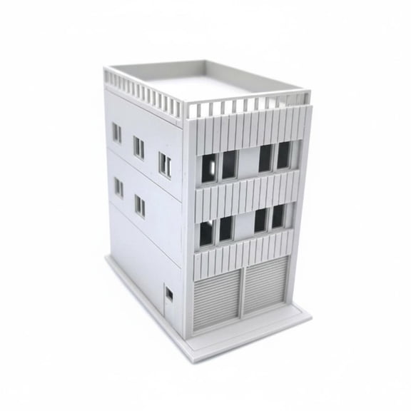 JWQFBC 1:150 Japanese Building Model DIY Assembly Building Kit Hobby Grade Model Train Layout Details for Hobbyists, Dioramas
