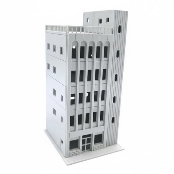 JWQFBC 1:150 Japanese Building Model DIY Assembly Building Kit Hobby Grade Model Train Layout Details for Hobbyists, Dioramas