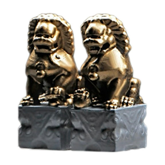 JWQFBC 1/64 Miniature Scenes Dioramas Realistic Trains Architectural Outdoor Decoration Lion