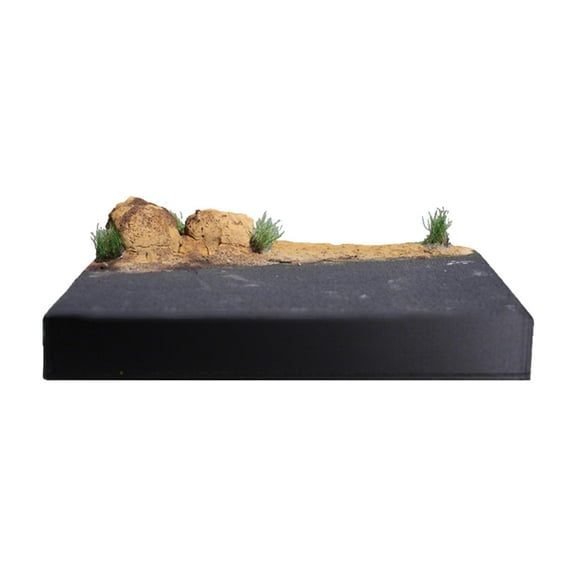 JWQFBC 1/64 Scale Highway Diorama Background, Miniature Scene Model for Micro Landscape