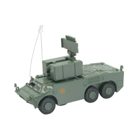 JWQFBC 1/72 Armored Vehicle Building Kits 4D Assemble Vehicle Tabletop Decor Battle Car Green