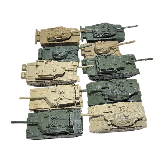 JWQFBC 10 Pieces Tank Model Building Kit DIY Assembly 1:144 Scale Collectibles Birthday CN and US