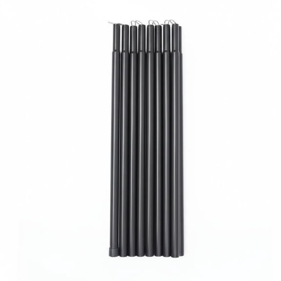 JWQFBC 2 Meter Tent Awning Pole Iron Canopy Support Rod High Load Capacity Tent Vestibule Pole for Backyard