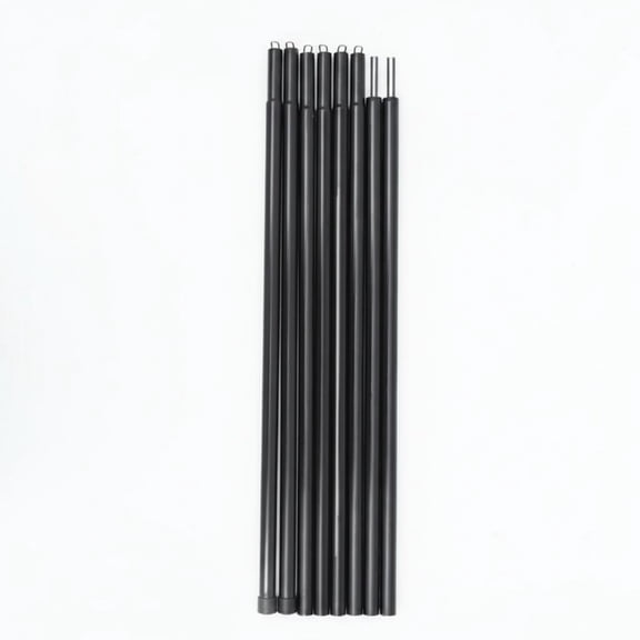JWQFBC 2 Meter Tent Awning Pole Iron Canopy Support Rod High Load Capacity Tent Vestibule Pole for Backyard