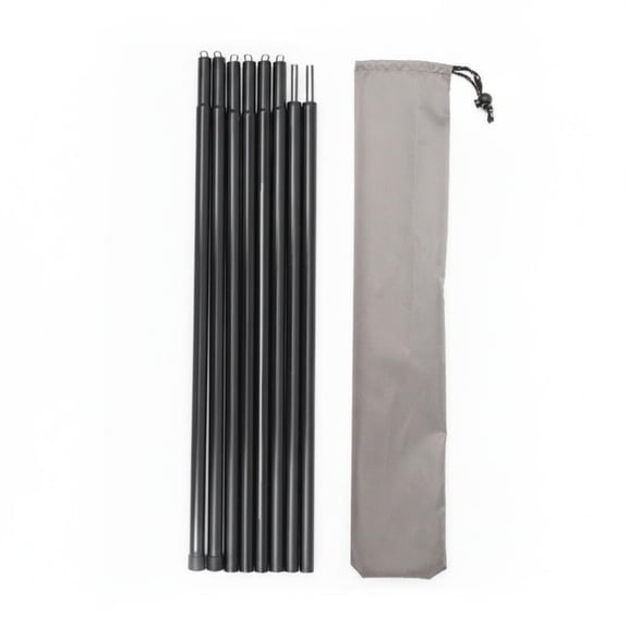JWQFBC 2 Meter Tent Awning Pole Iron Canopy Support Rod High Load Capacity Tent Vestibule Pole for Backyard