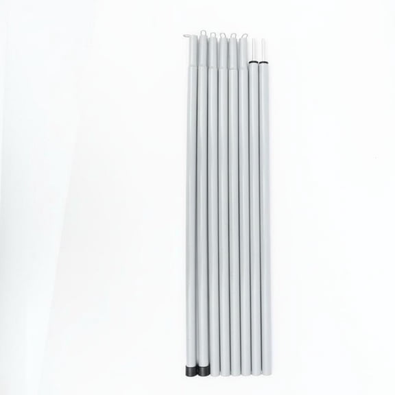 JWQFBC 2 Meter Tent Awning Pole Iron Canopy Support Rod High Load Capacity Tent Vestibule Pole for Backyard