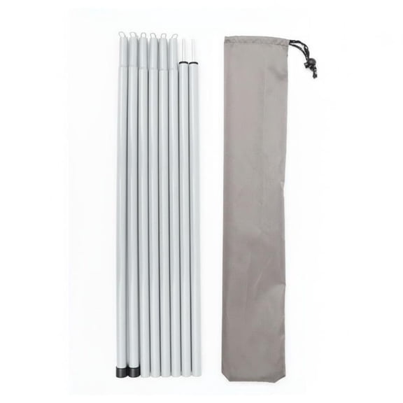 JWQFBC 2 Meter Tent Awning Pole Iron Canopy Support Rod High Load Capacity Tent Vestibule Pole for Backyard