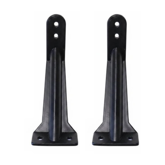 JWQFBC 2 Pieces Ladder Reinforcement Brackets  Mounting Holes Ladder Support Brackets  Black, 2 PC