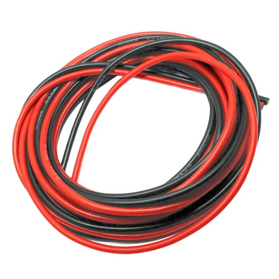 JWQFBC 2 Roll 16AWG Flexible Heatproof Silicone Wire Cable 20ft for RC Airplane DIY