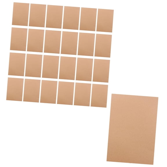 JWQFBC 25 Pieces Engraving Marking Paper 29.7x2cm Craft Supplies Engraving Materials Khaki
