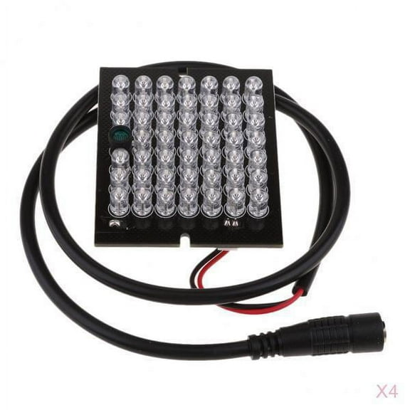 JWQFBC 4Pieces 48 LEDs Light Infrared IR Illuminator Board for CCTV Security Camera