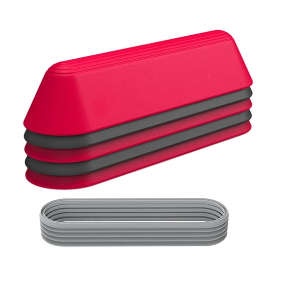 JWQFBC 5 Piece Indoor Outdoor Balance Block Colored Balance Block Body Coordination for Red Black