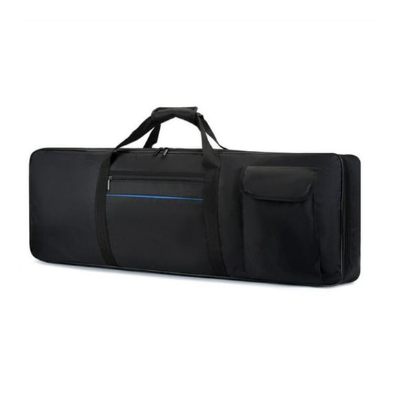 JWQFBC 61 Keys Keyboard Bag Electric Case Padded Protection Dustproof Keyboard Case for with Blue Strip