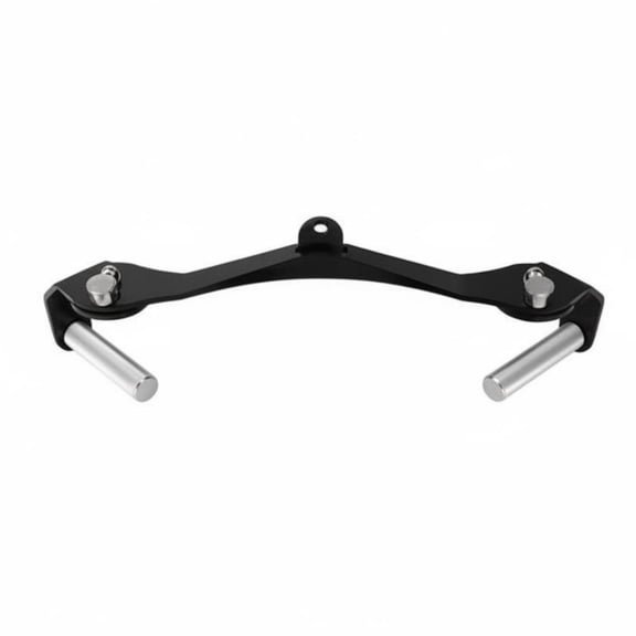 JWQFBC Adjustable Pull-down Handle Compact Pull-down Handle Silver Grips Lat Pulldown Grip for Strength Training, Medium Grip
