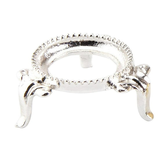 JWQFBC Alloy Ball Stand - Gazing Globe Stand for Balls, Sphere Holder Metal Display Stand, Crystal Ball Stand, Metal Egg Stands Silver