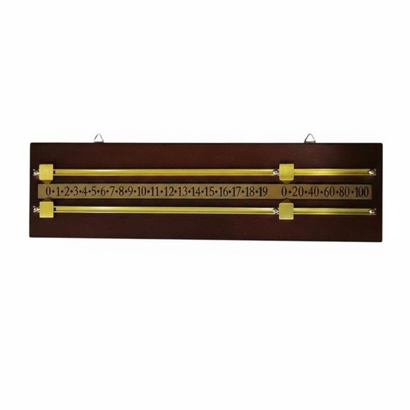 JWQFBC Billiard Scoreboard Easy Reading Numbers Pool Score Keeper Manual Wall Mounted Snooker Scorer for Bar, Man Cave