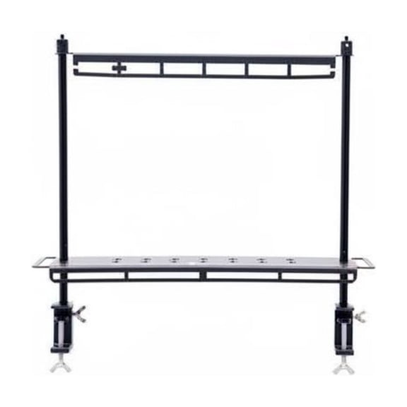 JWQFBC Camping Lantern Stand Shelf Lightweight Outdoor Tabletop Hanging Rack Sturdy Construction Foldable Camping Tabletop Organizer for Picnic