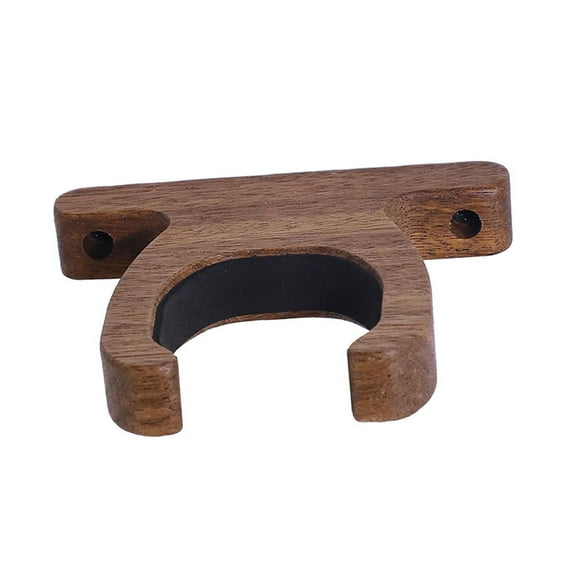 JWQFBC Chinese Hulusi Wall Holder Baseball Bat Rack Wall Mount Wall Shelf Display Stand dark brown